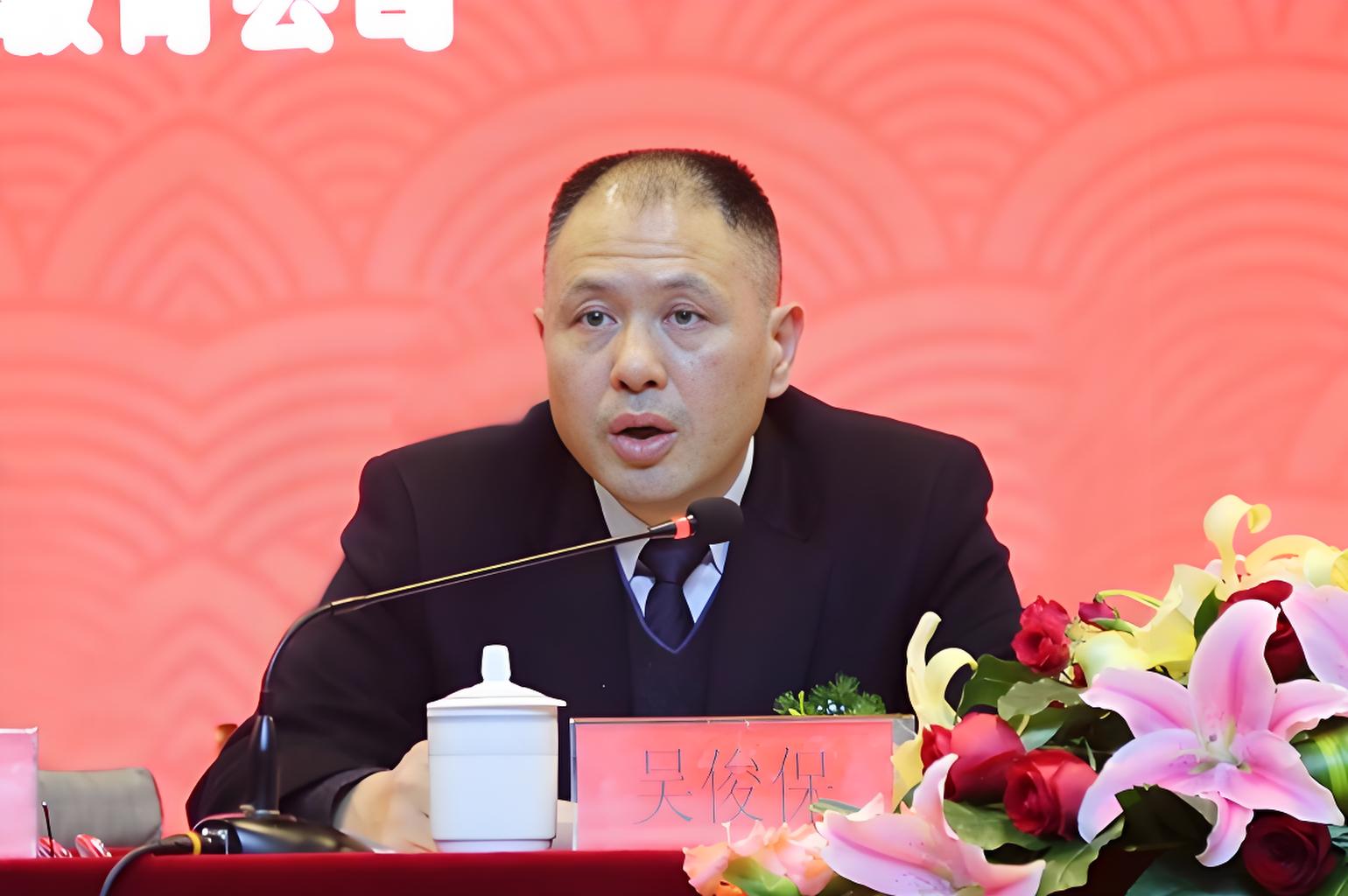 新华集团董事长——吴俊保